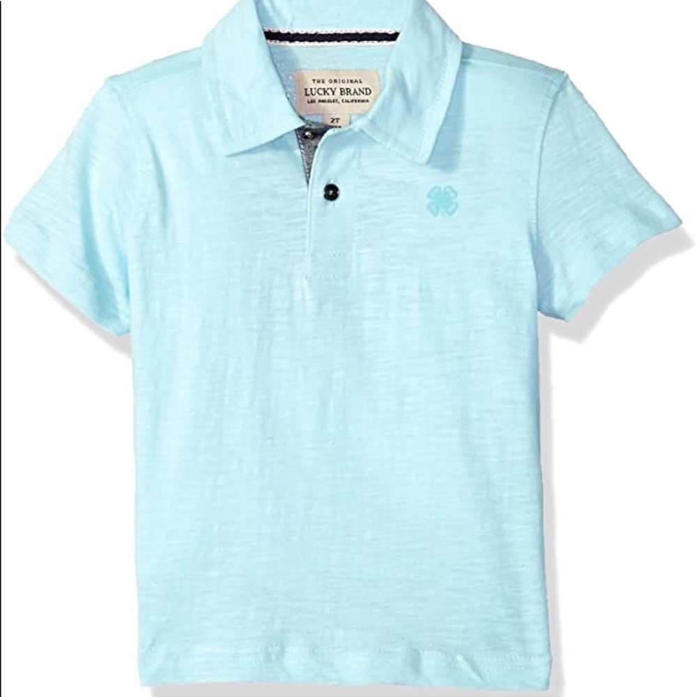 LUCKY BRAND CLOVER POLO SHIRT 🎧🎮